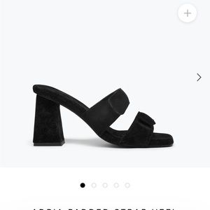 Freda Salvador Adria heeled sandals - Black suede